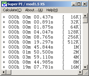 3 GHz no HT Super Pi