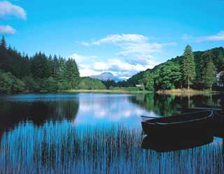 mountain lake: inner peace